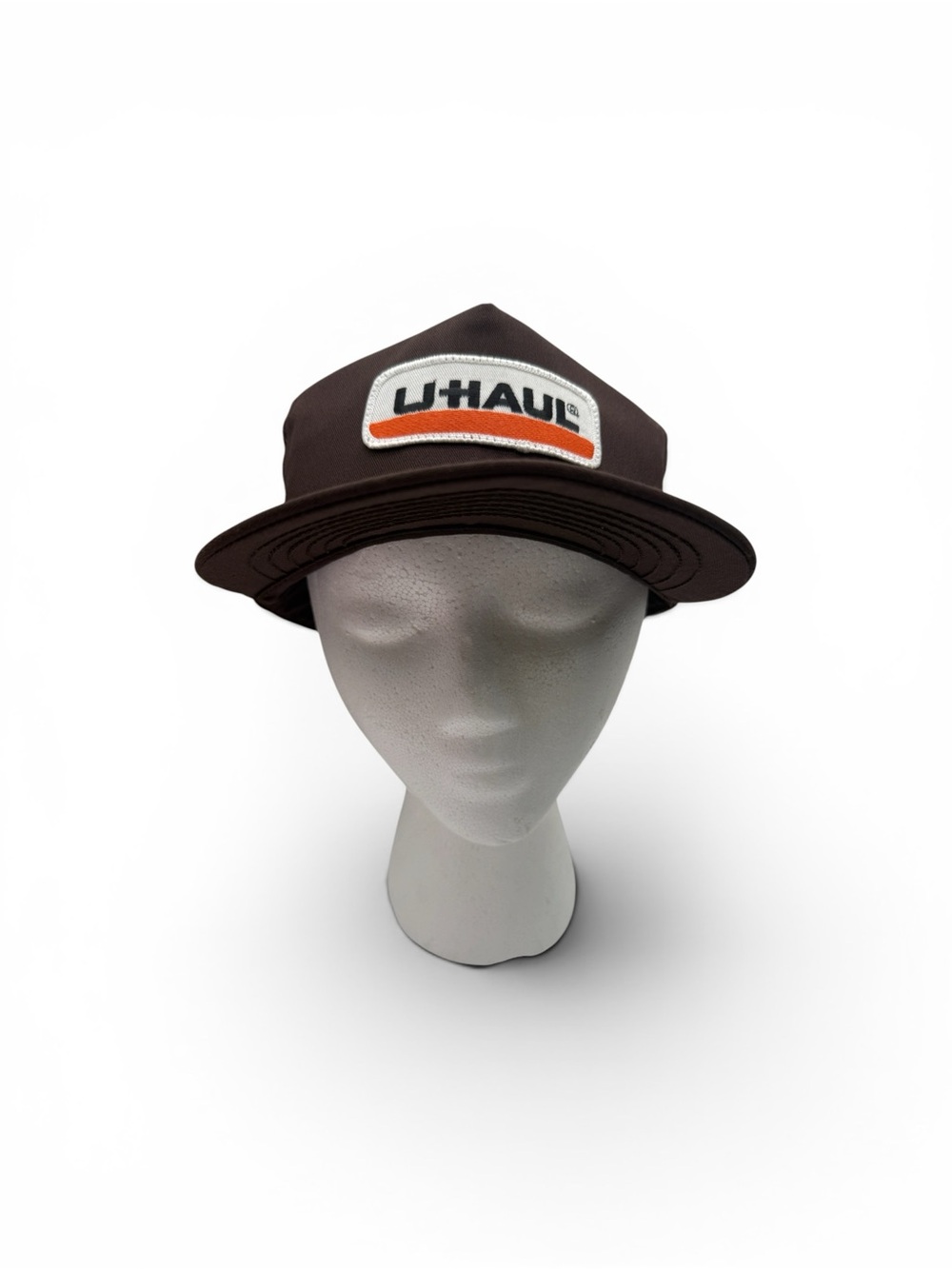 Vintage U-Haul Brown Patch Trucker Hat- 1980s- Fashion Seal Martins- OSFA